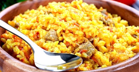 Плов с бараньими ребрами