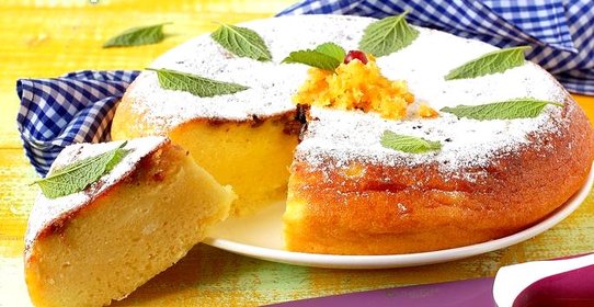 Творожный пирог в мультиварке