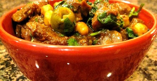 Ароматная баранина с нутом