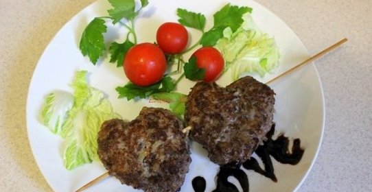 Котлеты с шампиньонами Это любовь..