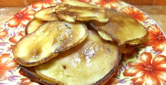 Оладьи с грушей