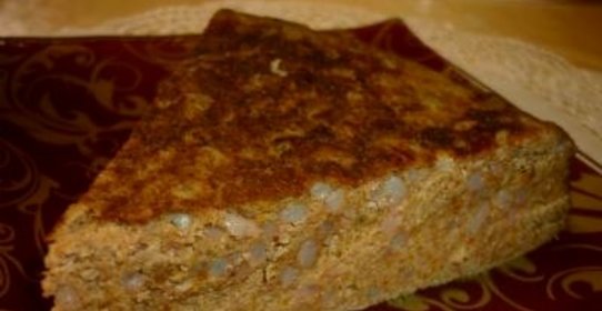 Печеночный пирог в мультиварке
