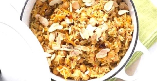 Плов с турецким горошком