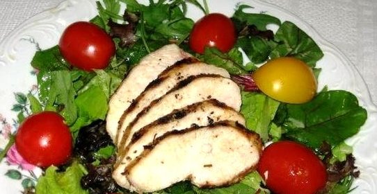 Итальянский салат с куриной грудкой