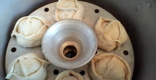 Манты с тыквой