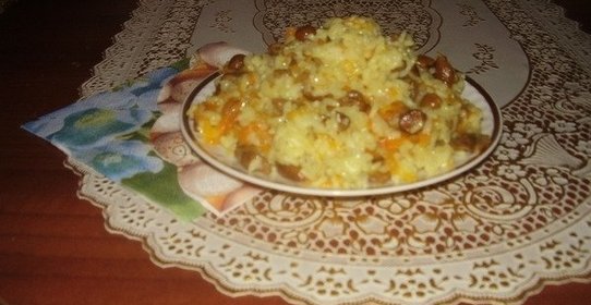 Плов грибной