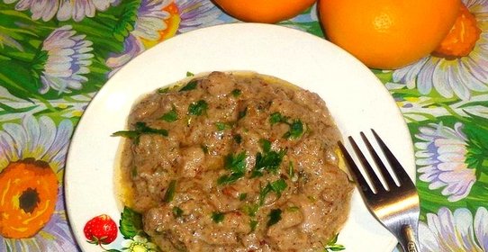 Мясо в ореховом соусе