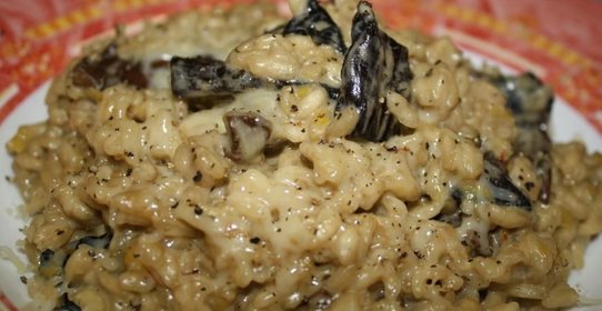 Ризотто с сушеными грибами