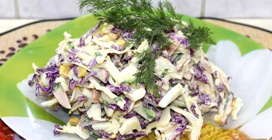 Зимний салатик