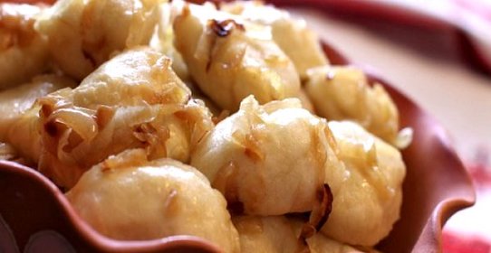 Вареники с мясом на кефире