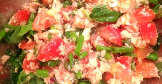 Спагетти крудо аль тонно