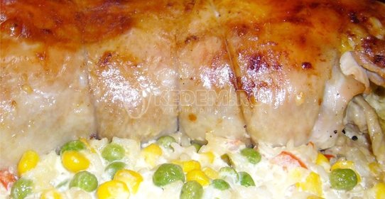 Сочный куриный рулетик