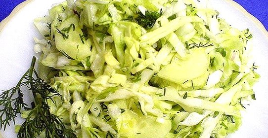 Салат капустный с уксусом