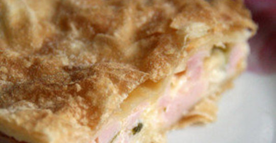 Французский пирог с сыром