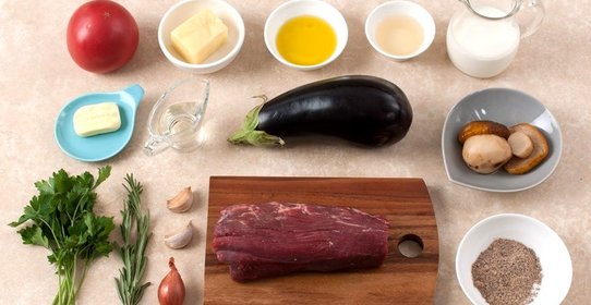 Говядина шатобриан с запеченными овощами