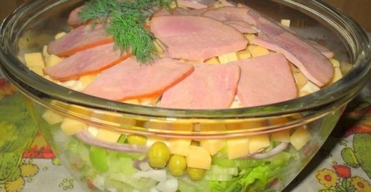 Легкий салат на день рождения