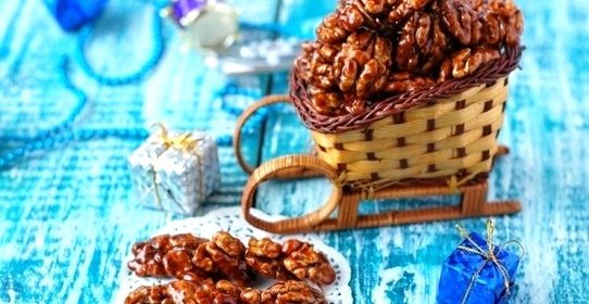 Грецкие орехи в пряной глазури