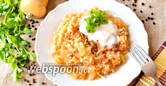 Ленивые голубцы в мультиварке