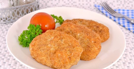 Куриные котлеты с капустой и гречневыми хлопьями