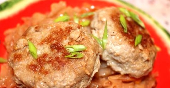 Котлеты куриные со свининой
