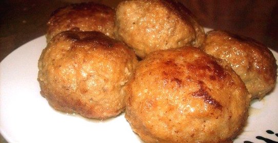 Котлеты из свинины и говядины с карри