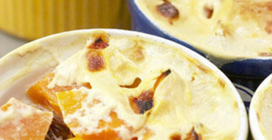 Запеченная тыква с изюмом