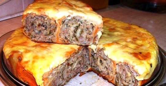 Мясо в тесте в мультиварке