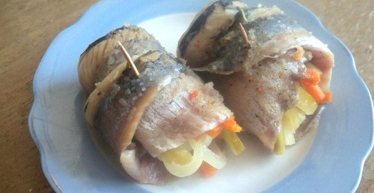 Рулет из сельди
