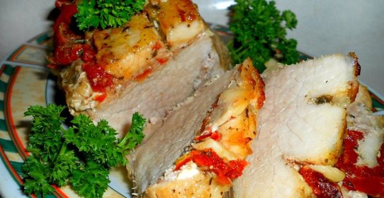 Свинина маринованная, запеченная в рукаве