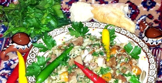 Пилав из баранины в мультиварке