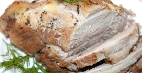 Мясо куском в духовке