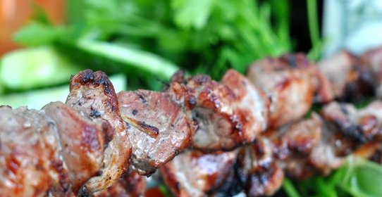 Шашлык из телятины по-уйгурски