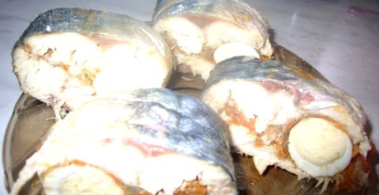 Рулет из рыбы с желатином