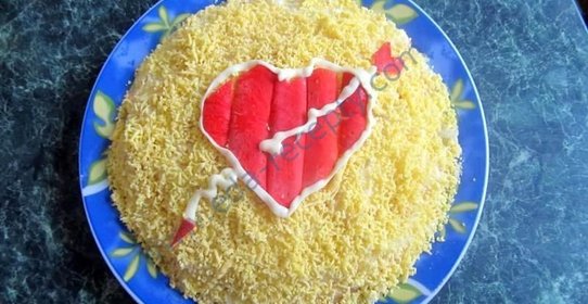 Салат Для влюбленных