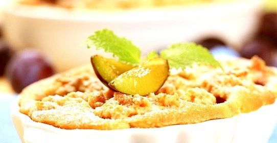 Пирог из слив