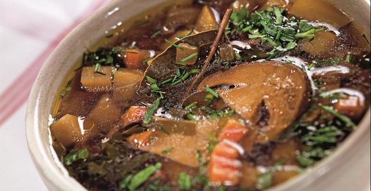 Рассольник с грибами