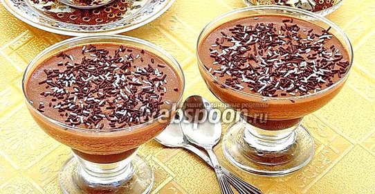 Шоколадно-кофейный мусс