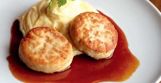 Котлеты из индейки с пюре