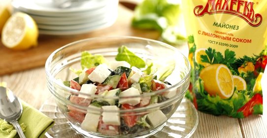 Летний салат по-гречески