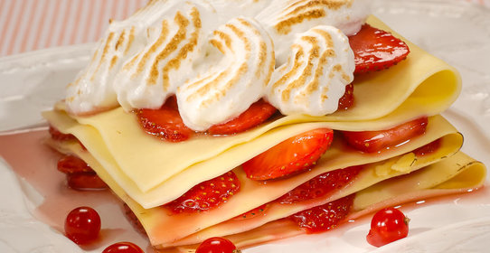 Клубничная лазанья