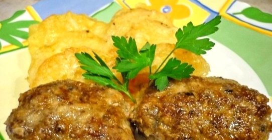 Котлеты с картошкой в мультиварке