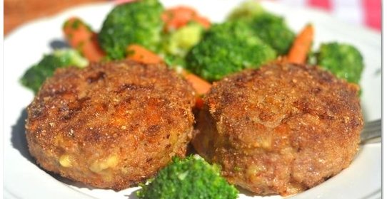 Говяжьи котлеты с сыром