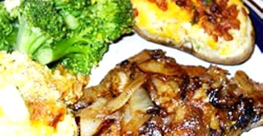 Говяжья печенка Фантастика с луком