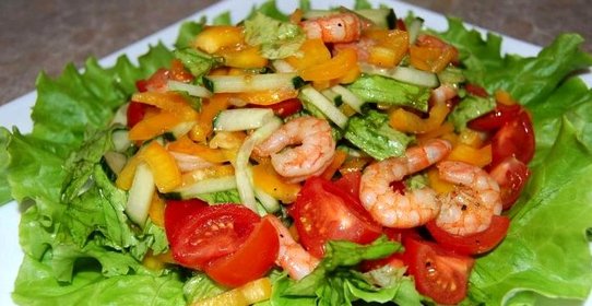 Вкусный низкокалорийный салат