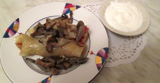 Голубцы с мясом и грибами