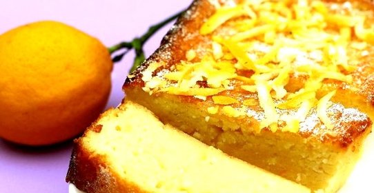 Творожно-лимонный пирог