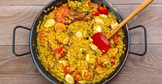 Паэлья с морепродуктами