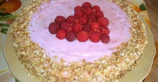 Торт «Малиновое счастье»