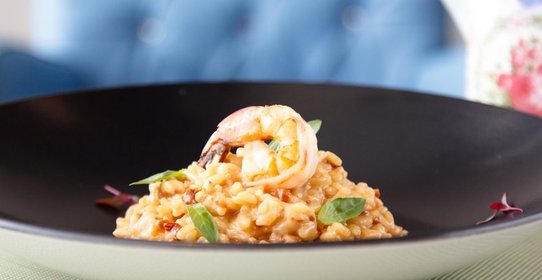 Ризотто с креветками