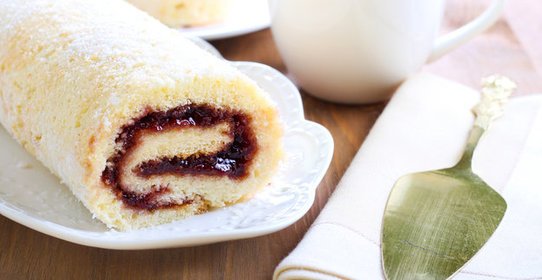 Экспресс-рулет с вареньем